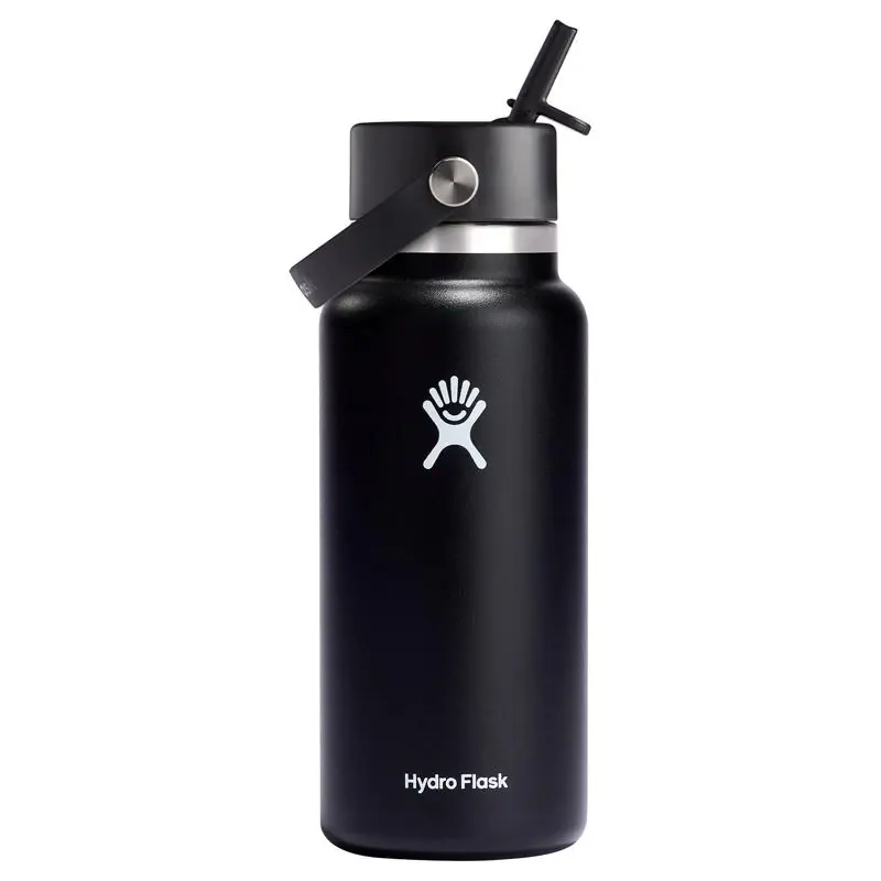 Hydroflask 32 Oz Black Stainless Steel Bpa Free Insulated Bottle