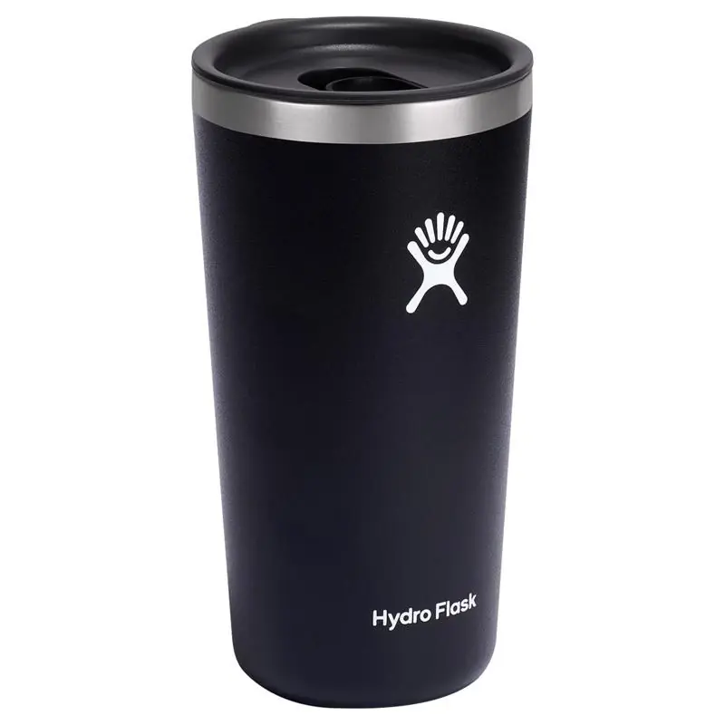 Hydroflask All Around 20 Fl. Oz. Black Bpa Free Stainless Steel Tumbler With Lid
