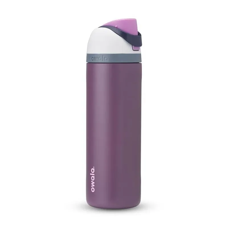 Owala Freesip 24 Fl. Oz. Purple Bpa Free Wacky Wildberry Water Bottle With Spout Lid