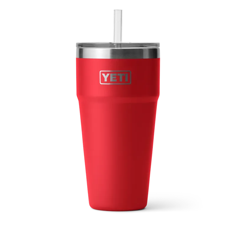 Rambler 26 Oz Straw Cup - Rescue Red, Insulated, Bpa-free