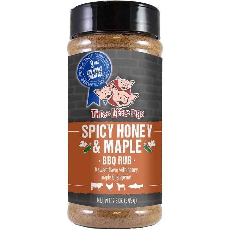 Spicy Honey Maple Bbq Rub – 12.3 oz Flavorful Grill Seasoning