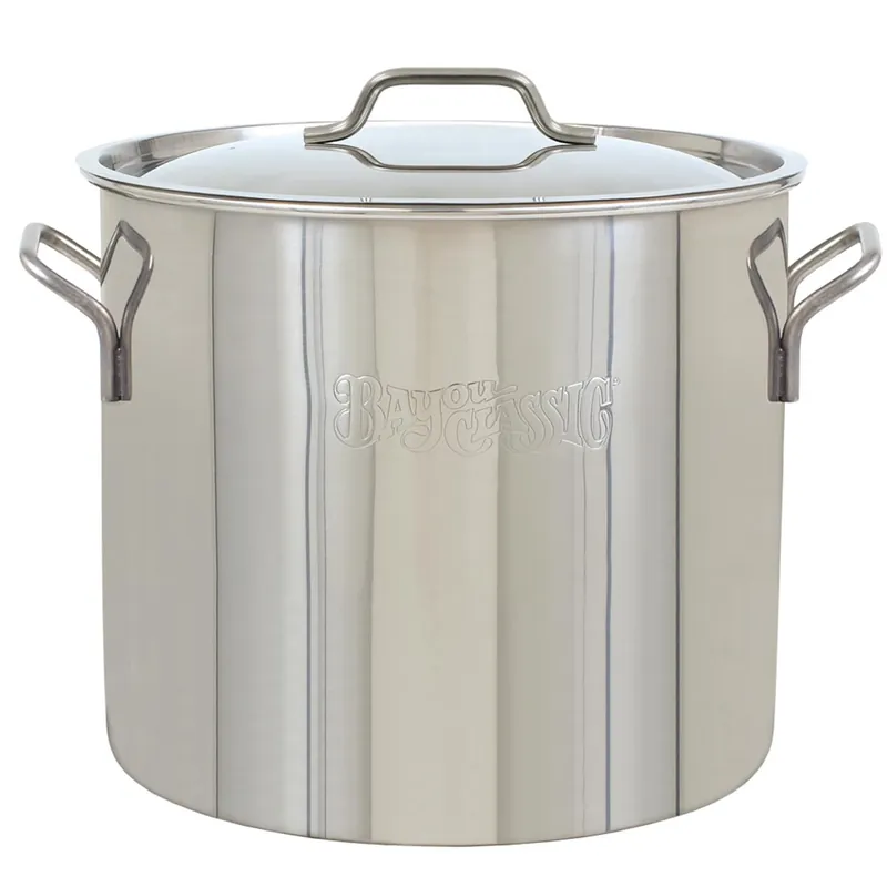 40 Quart Stainless Steel Grill Stockpot 16.38 In. L X 16.63 In. W