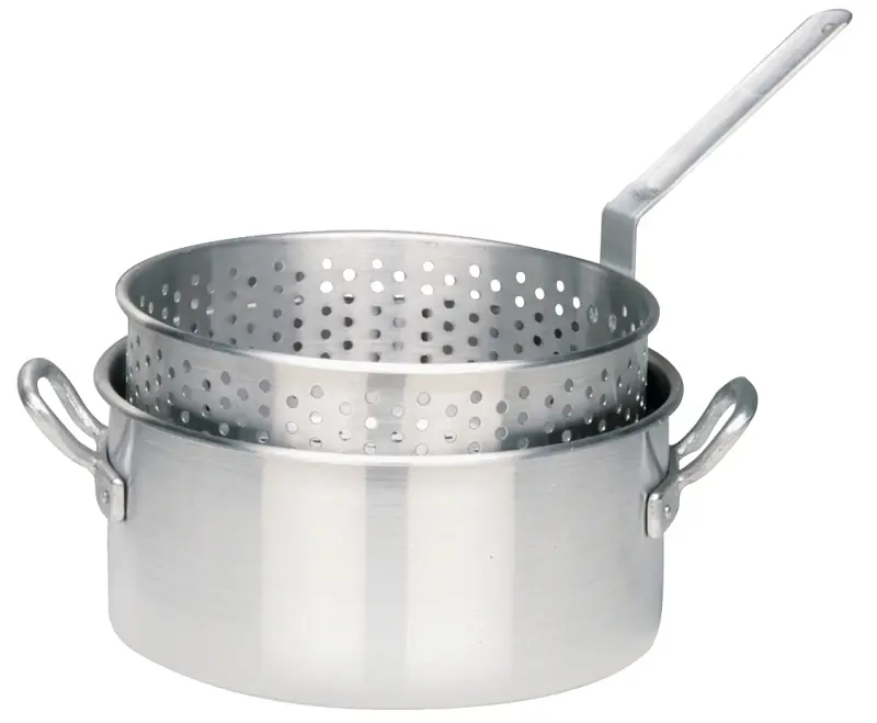 Aluminum Deep Fryer Pot 10 Qt 5.38 In. L X 12 In. W 1 Pk
