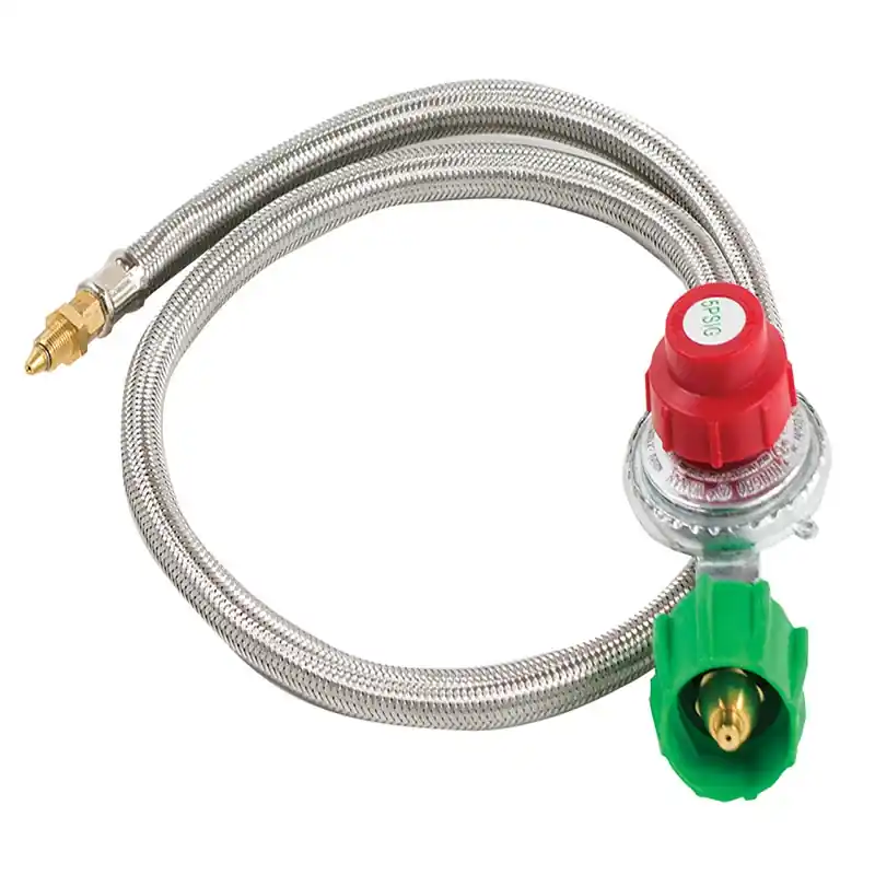 36 In. Stainless Steel Low Pressure Hose & Adjustable Regulator M5hpr