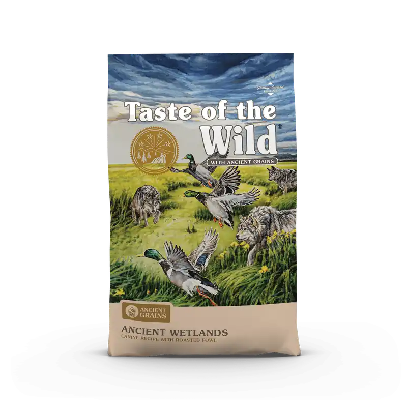 Ancient Wetlands Adult Fowl Dry Dog Food 28 Lb