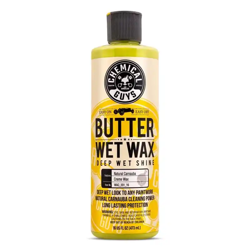 Chemical Guys Butter Wet Wax Cleaner Protector Gel Banana Scent 16 Fluid Ounces