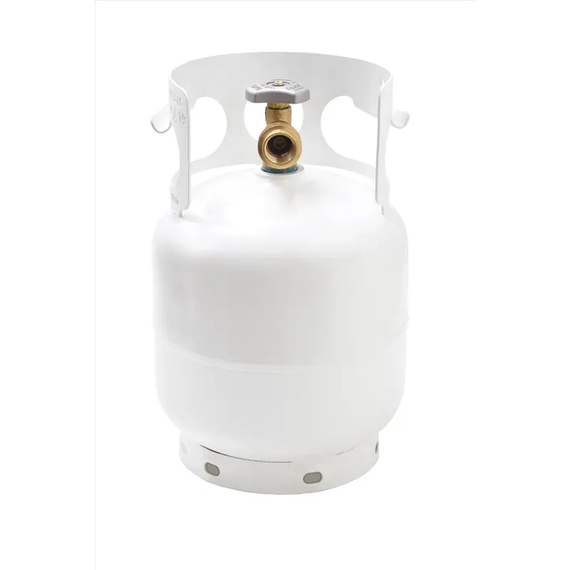 5 Lb Steel Empty Lp Tank With Opd Valve - Ideal For Camping And Bbq
