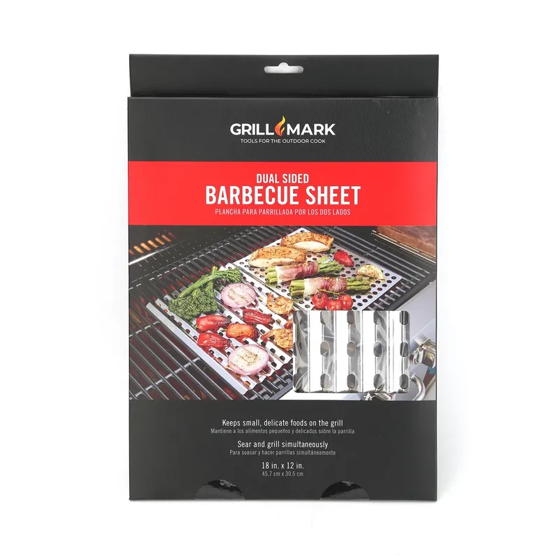 Stainless Steel Grilling Mesh Sheet 18 In. L X 12 In. W 1 Pk
