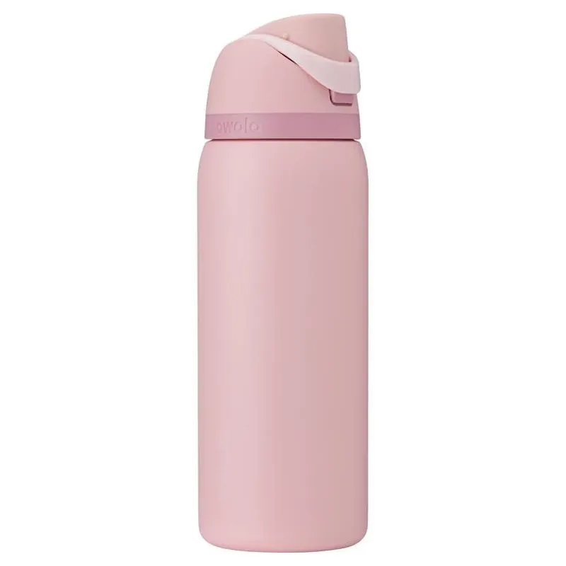 Owala Freesip 24‑oz Rose Quartz Bpa‑free Hydration Bottle With Easy‑sip Spout