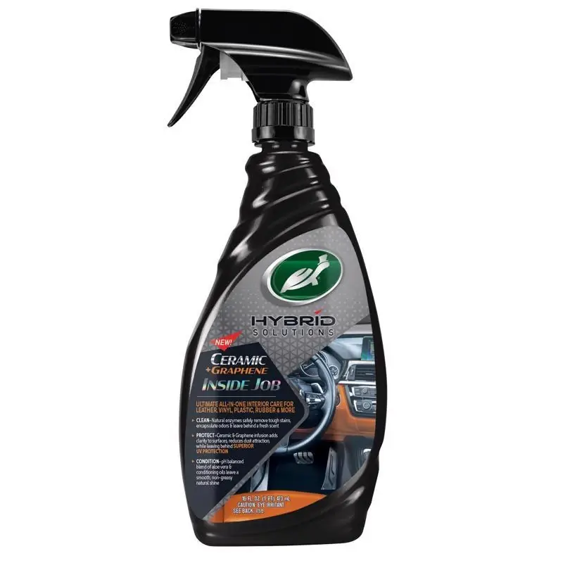 Hybrid Solutions Leather Rubber Vinyl Cleaner Protector Liquid Fresh 16 Oz