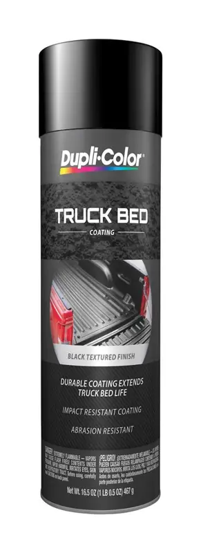 Black Textured Finish Truck Bed Coating 16.5 Oz - Durable Protective Spray