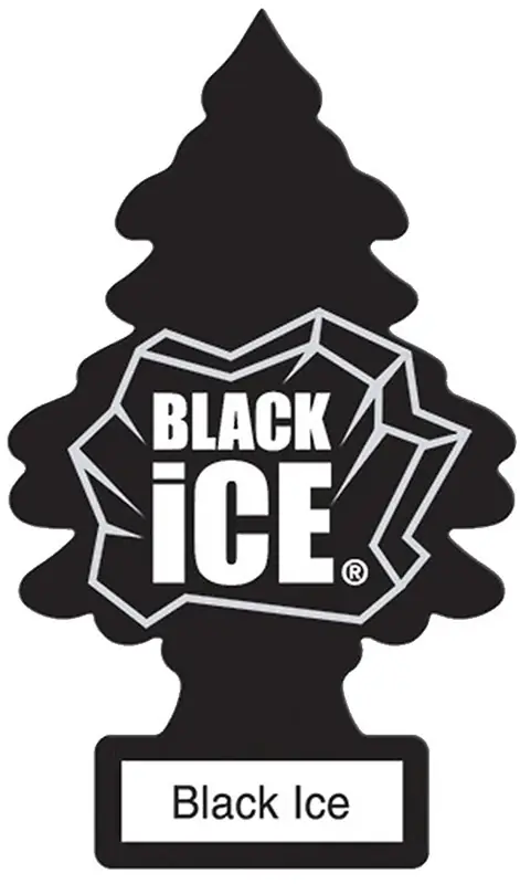 Black Ice Scent Car Air Freshener Solid 3 Pk