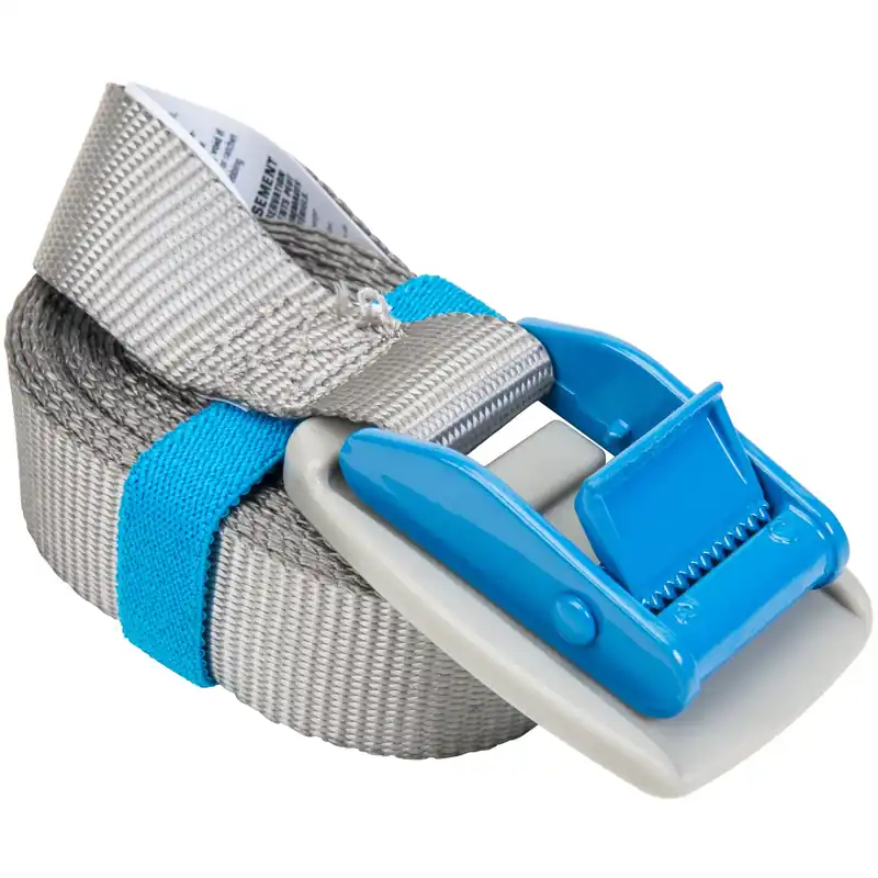 1 In. W X 10 Ft. L Gray Lashing Strap 200 Lb 1 Pk