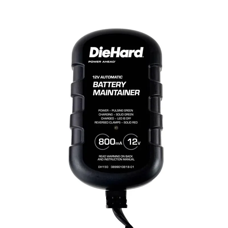 Automatic 12 Volt 0.8 Amps Battery Charger And Maintainer Dh150