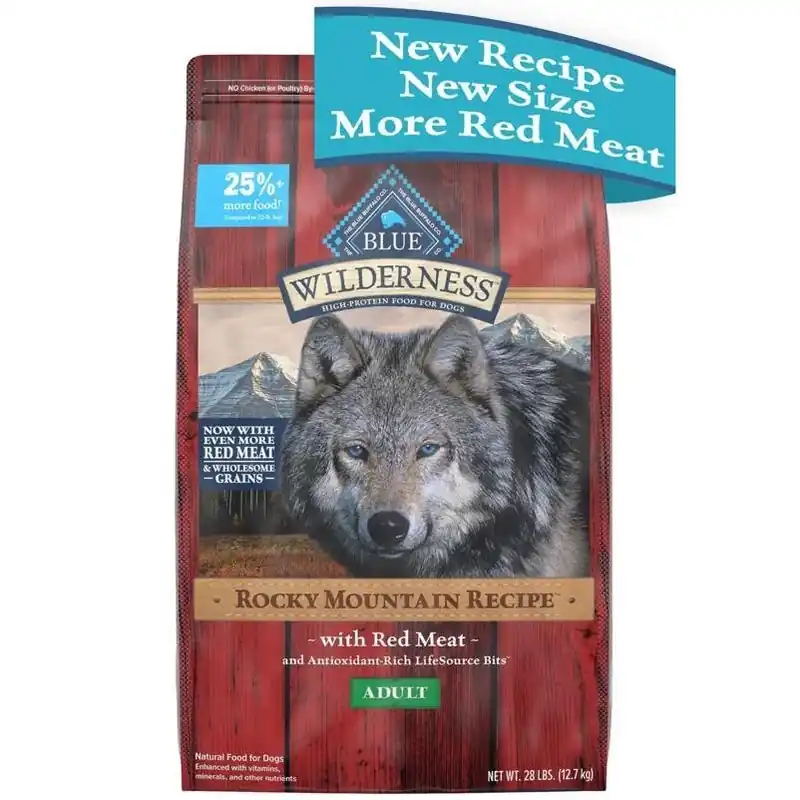 Wilderness Grain‑free Rocky Mountain Red Meat Dry Dog Food – 28 lb For Adult Dogs