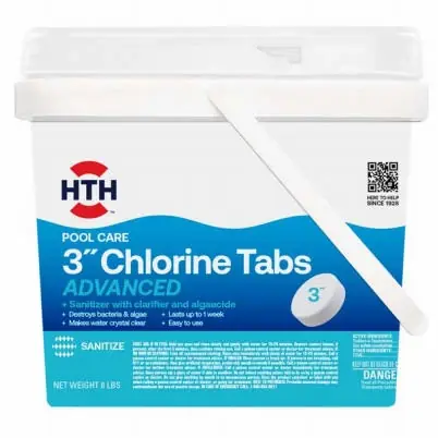 Pool Care 3" Tablet Chlorinating Chemicals 8 Lb