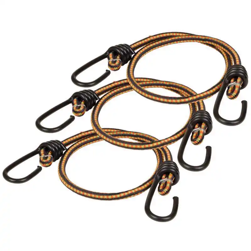 Keeper Multicolored Bungee Cord 24 In. L X 0.315 In. 3 Pk