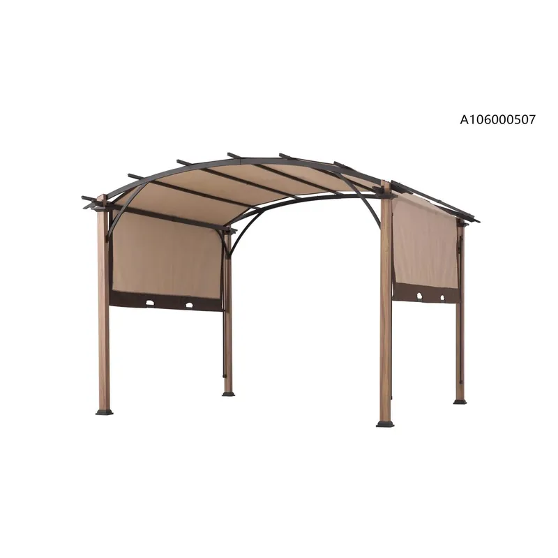 Fabric Arched Pergola 8.3 Ft. H X 10 Ft. W X 10 Ft. L