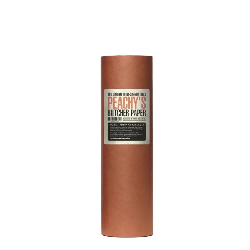 Peachy‘s Pink Bbq Butcher Paper Roll 175 Feet Length X 18 Inches Width