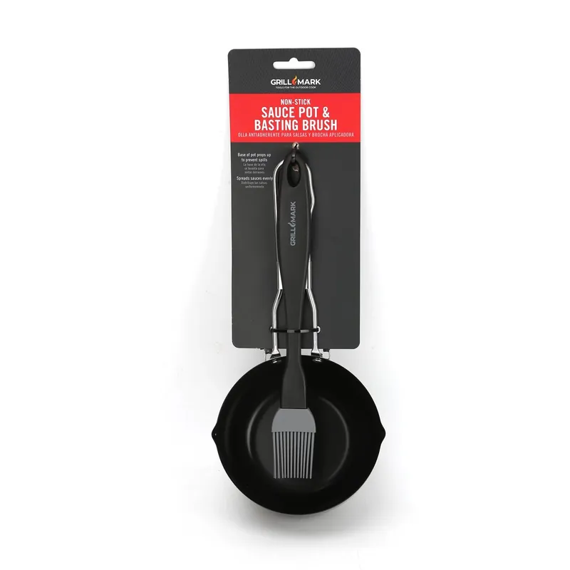 Black/gray Grill Basting Set 1 Pk