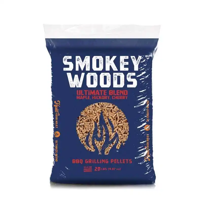 Smokey Woods All Natural Hardwood Pellets Cherry Hickory Maple 20 Lb Bag