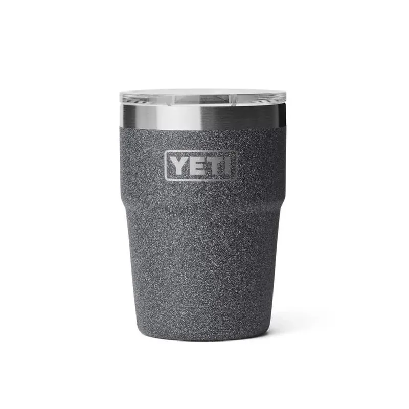 Rambler 16 Oz Black Stone Bpa Free Stackable Tumbler With Magslider Lid