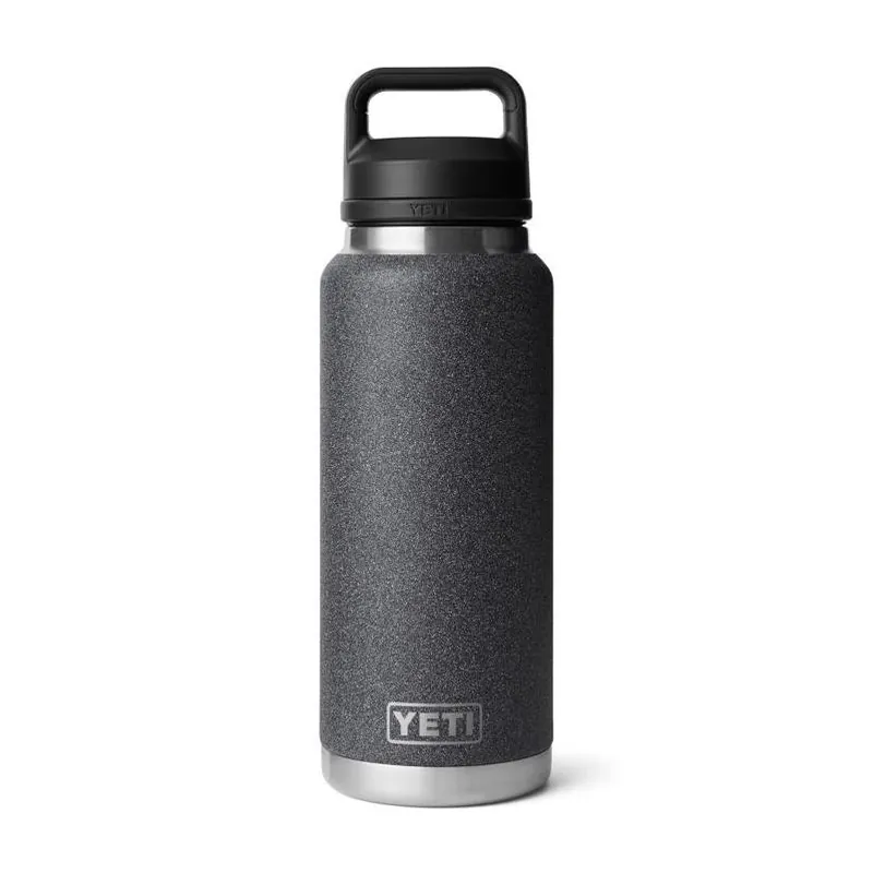 Rambler 36 Oz Black Stone Bpa Free Bottle With Chug Cap