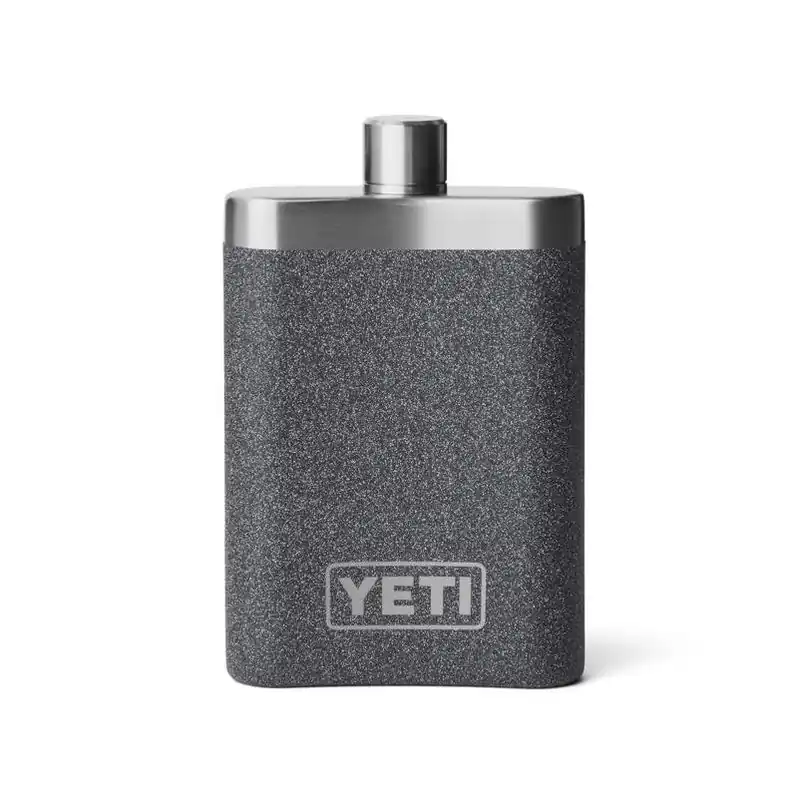 7‑oz Black Stone Stainless Steel Flask – Durable Insulated Bottle