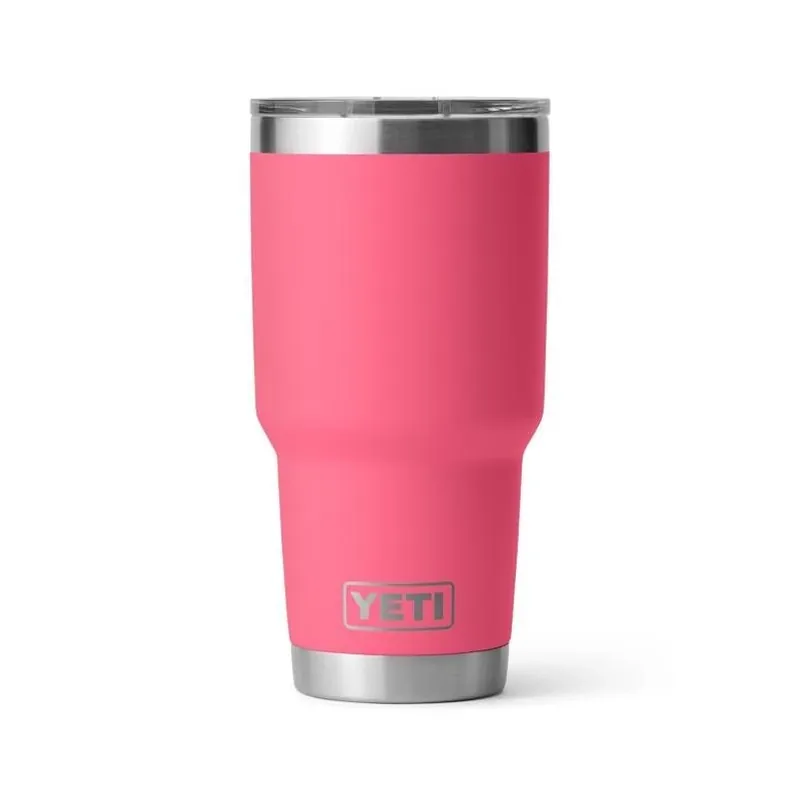 30 Oz Rambler Tumbler In Tropical Pink - Durable Insulated Drinkware
