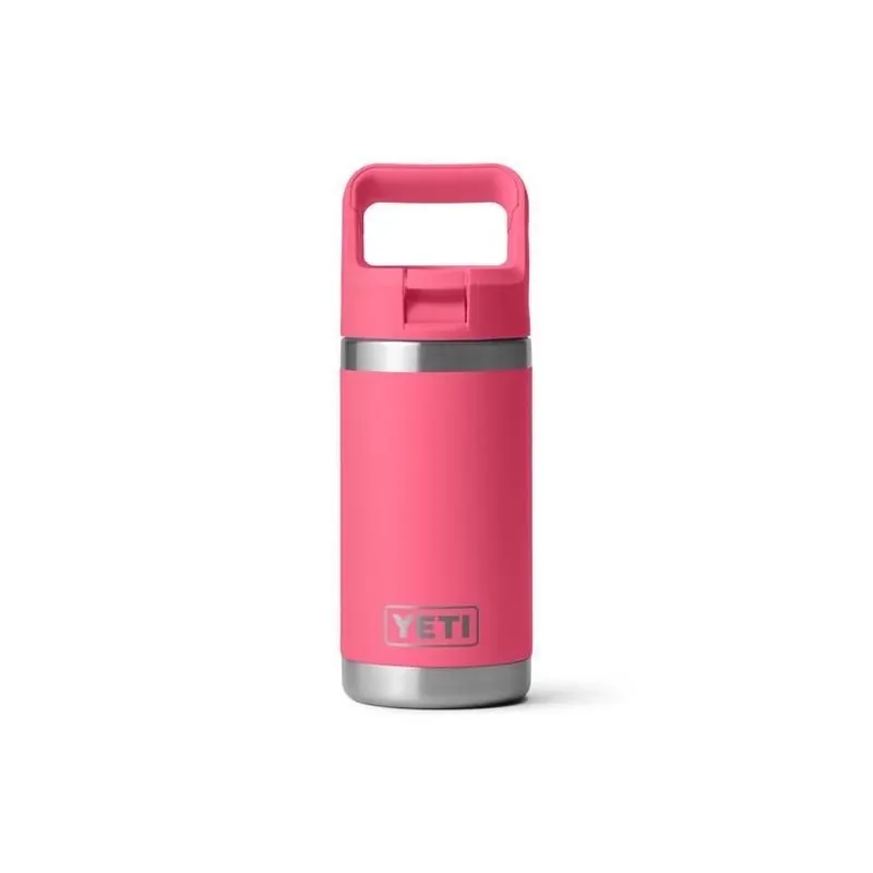 Rambler Jr. 12‑oz Insulated Kids Water Bottle – Tropical Pink, Bpa‑free With Straw