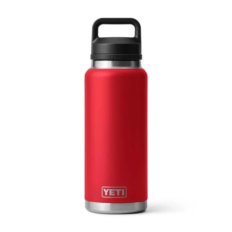 Rambler 36‑oz Rescue Red Stainless Steel Bottle With Chug Cap – Bpa‑free & Dishwasher Safe