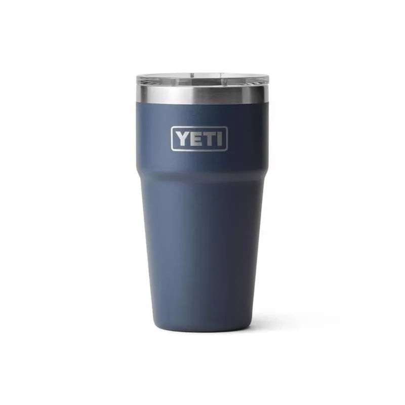 Navy 20‑oz Stackable Rambler Tumbler With Magnetic Slider Lid – Bpa‑free Stainless Steel