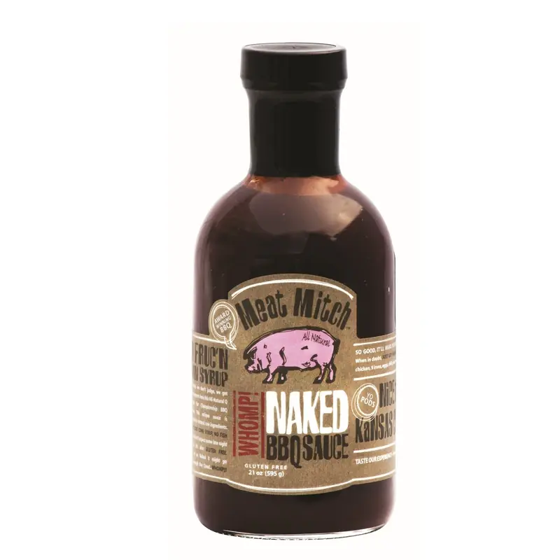 Naked Whomp Bbq Sauce 21 Ounce Bottle - Flavorful And Versatile