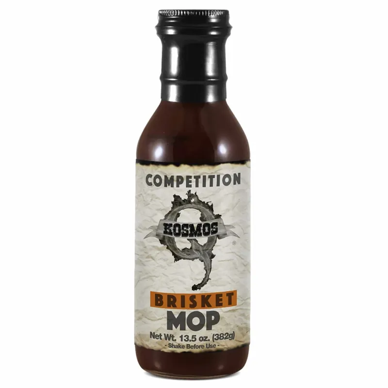 Competition Brisket Mop Marinade 13.5 Oz Bottle - Perfect For Barbecue Lovers