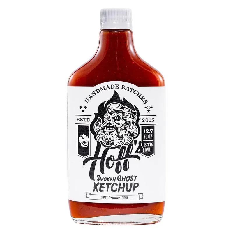Smoken Ghost Ketchup 12.7 Oz - Sweet, Tangy, And Smoky Flavor