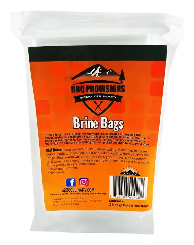 Heavy Duty Clear Hppe Brine Bag 3 Gallon 24 In. X 30 In.