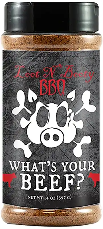 What‘s Your Beef Salt, Pepper And Garlic Bbq Rub 14 Oz
