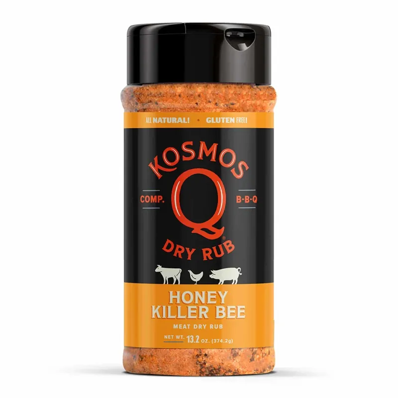 Killer Bee Honey Bbq Rub 13.2 Oz - Sweet Flavor For All Meats