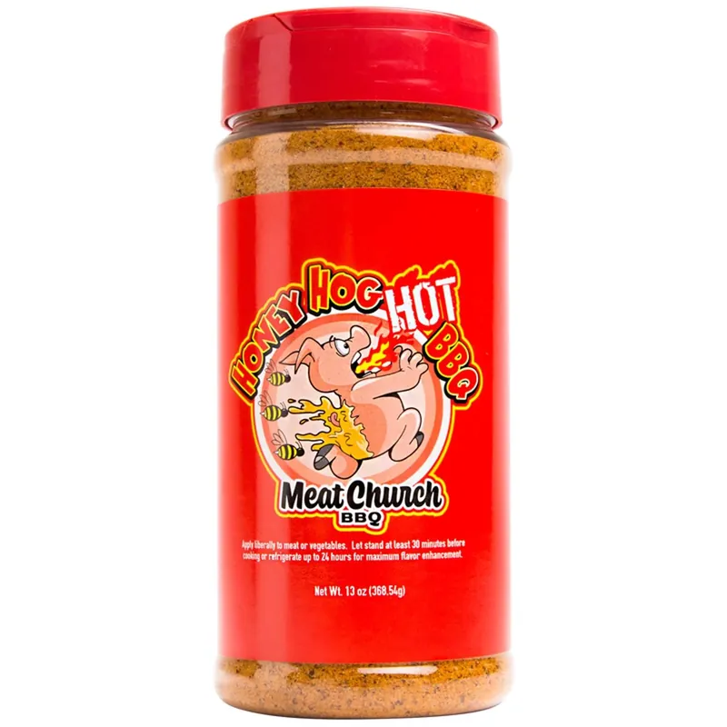 Honey Hog Hot Bbq Rub 13 Oz - Sweet Heat Seasoning For Grilling