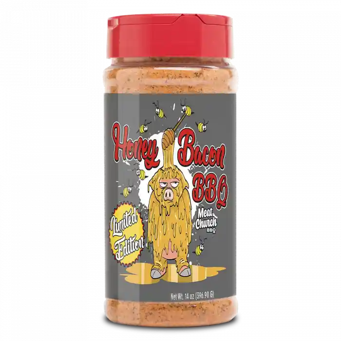 Honey Bacon Bbq Seasoning Rub 14 Oz Bottle - Flavorful Bbq Rub