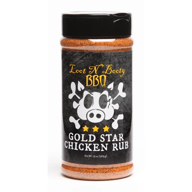 Gold Star Chicken Bbq Rub, 13 Oz.