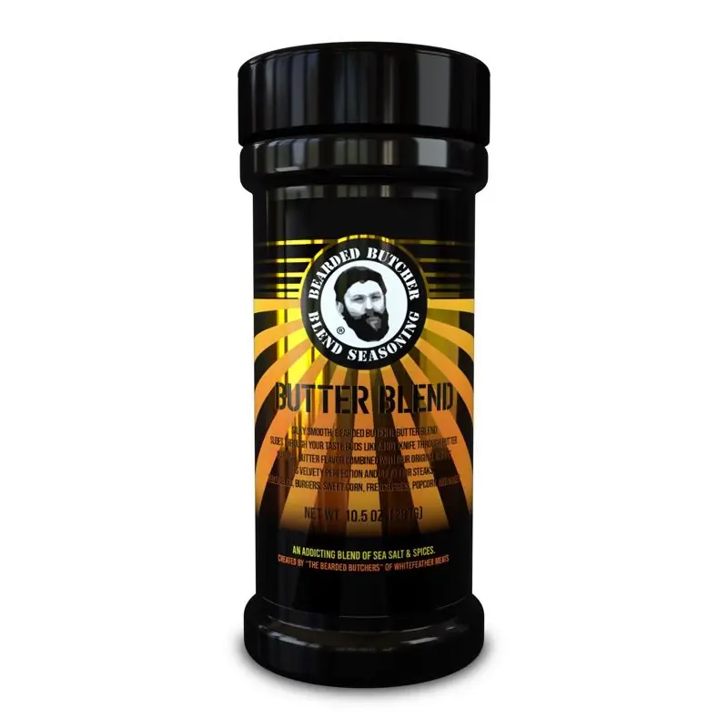 Bearded Butchers Butter Blend Seasoning 10.5 Oz Shaker Can