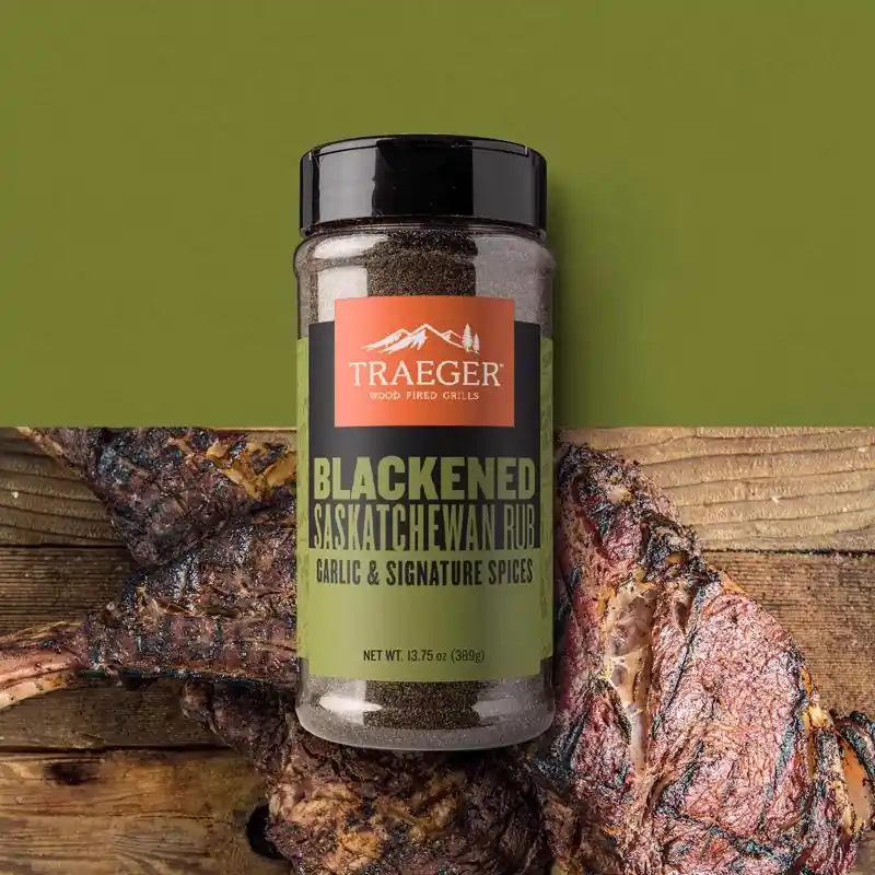 13.75 Oz. Blackened Saskatchewan Bbq Rub For Meat, Poultry, Fish & Vegetables