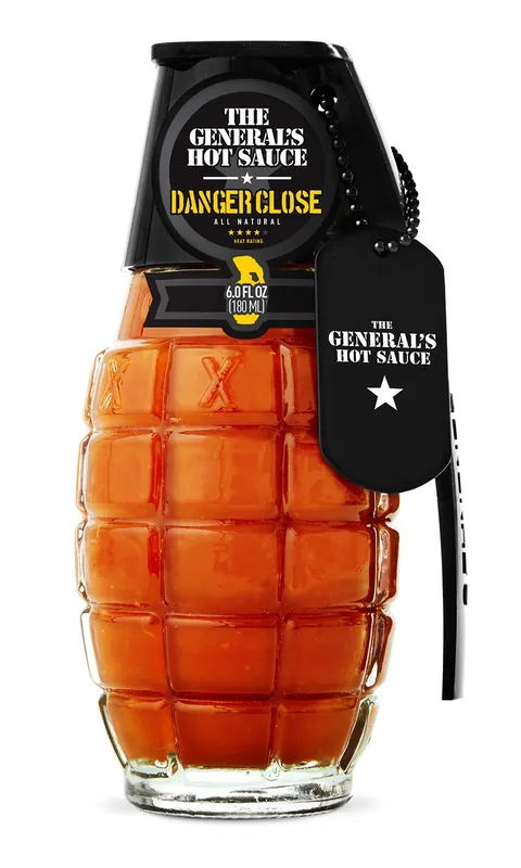 The General‘s Hot Sauce All Natural Danger Close Sauce 6 Oz