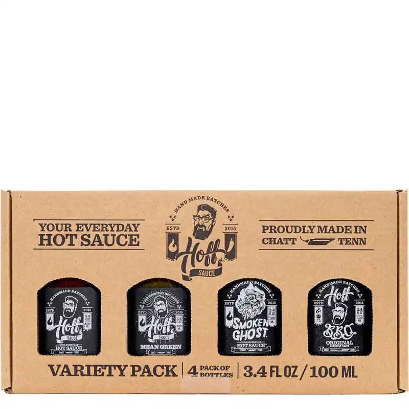 Hoff & Pepper Mini-flask Hot Sauce 3.4 Oz