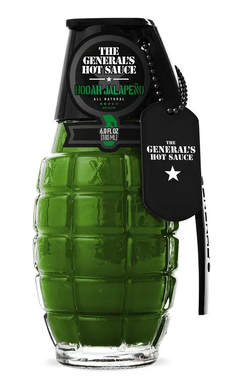 The General‘s Hot Sauce Hooah Jalapeno Sauce 6 Oz
