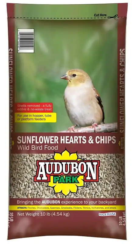 12519 Sunflower Hearts & Chips Wild Bird Food, 10 Lb