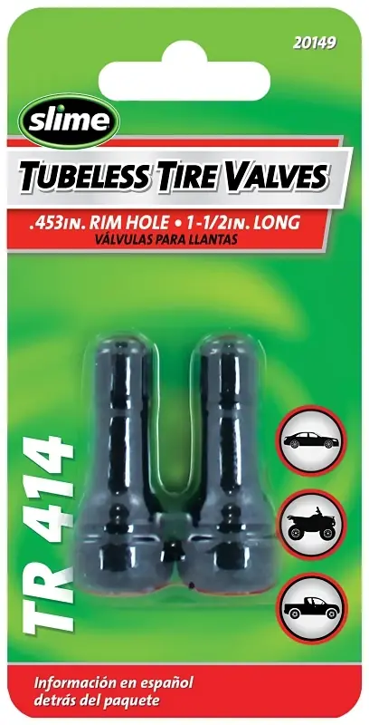 Rubber Tubeless Tire Valve 2 Pk