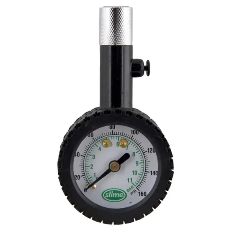 Elite Dial Tire Pressure Gauge 160 Psi - Compact And Accurate
