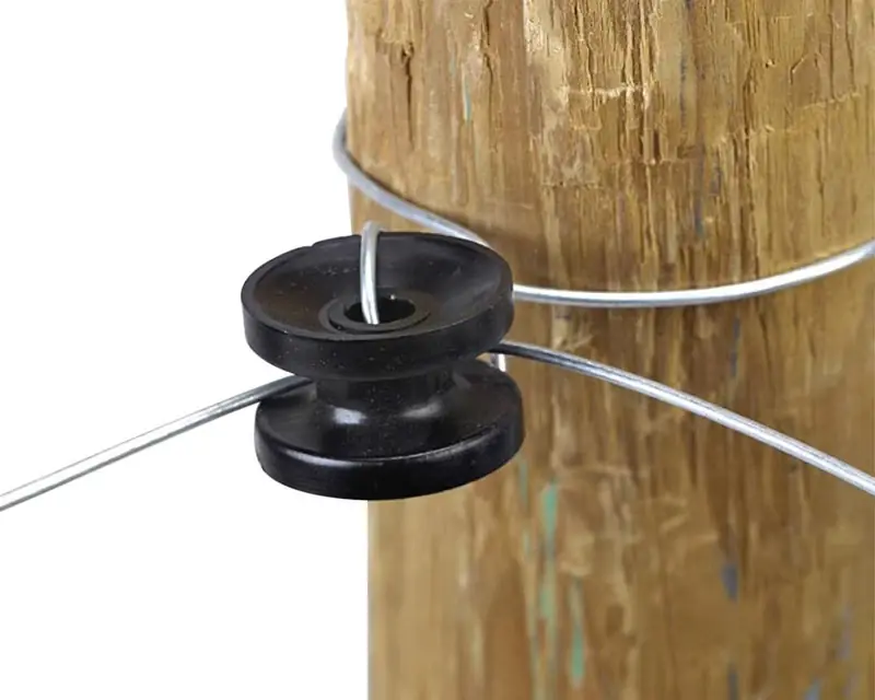 Electric-powered Corner Insulator Black